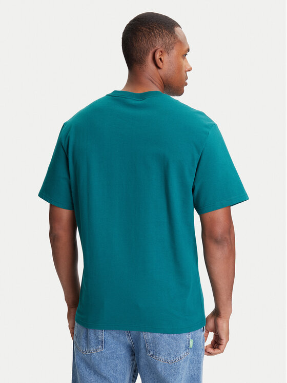 United Colors Of Benetton United Colors Of Benetton Marškinėliai 3MI6U109O Žalia Oversize