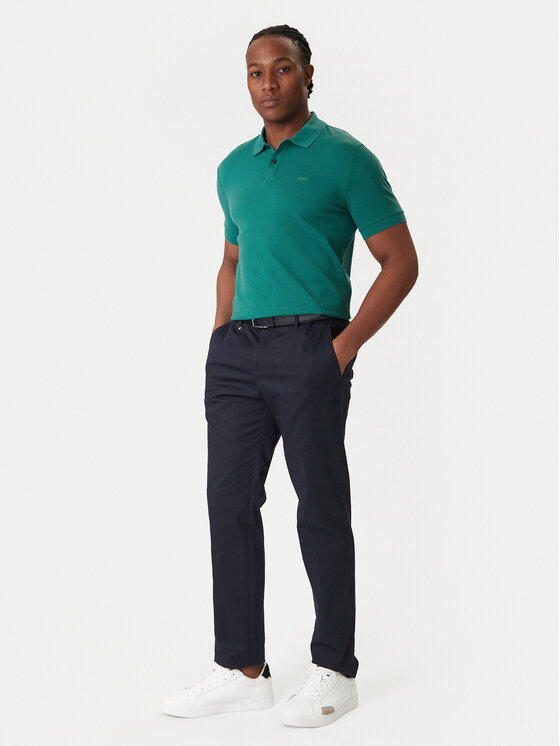 BOSS BOSS Polo Pallas 50468362 Verde Regular Fit