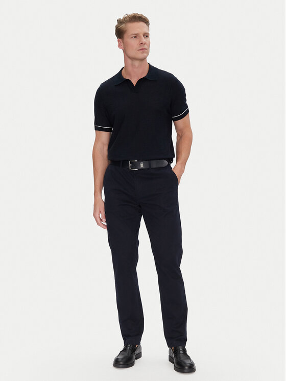BOSS BOSS Polo H-Jianluca 50537654 Granatowy Regular Fit