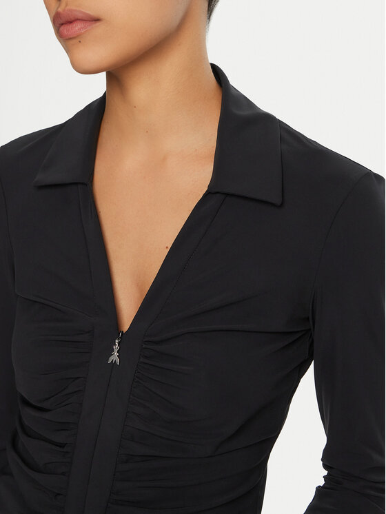 Patrizia Pepe Patrizia Pepe Särkpluus 8M1663/JZ26-K103 Must Regular Fit