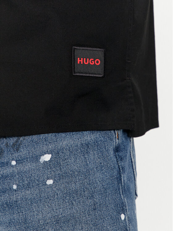 HUGO Hugo Košulja Ebor 50475668 Crna Relaxed Fit