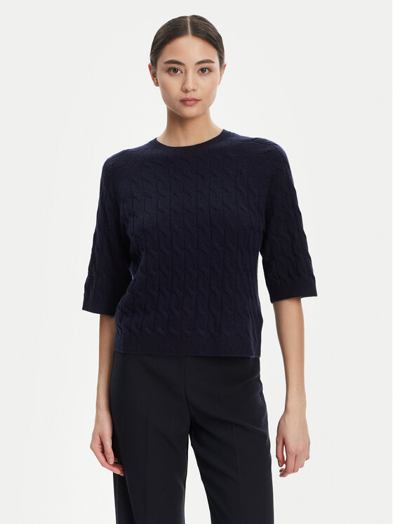 Marella Marella Pulover Franz 2523366084 Bleumarin Regular Fit