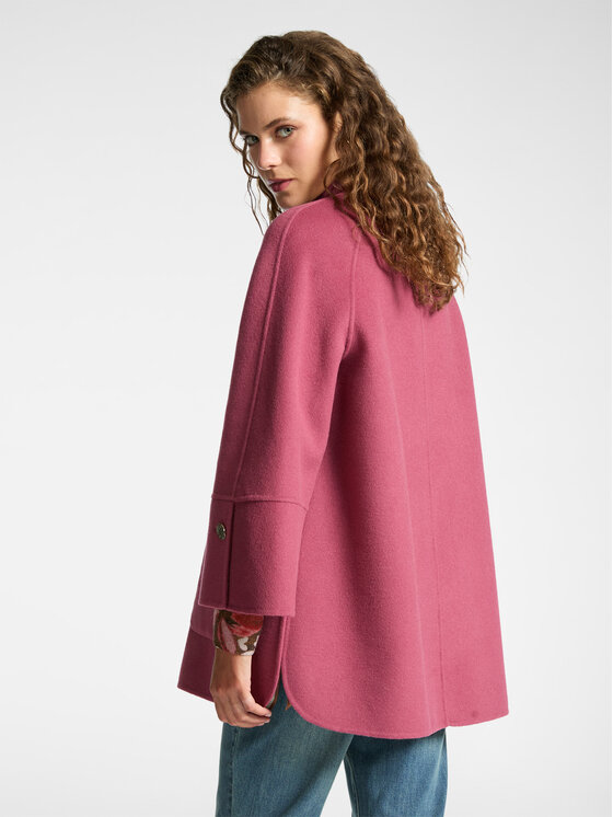 Elena Mirò Elena Mirò Cappotto 8039Z000012N019 Rosa A-Line Fit