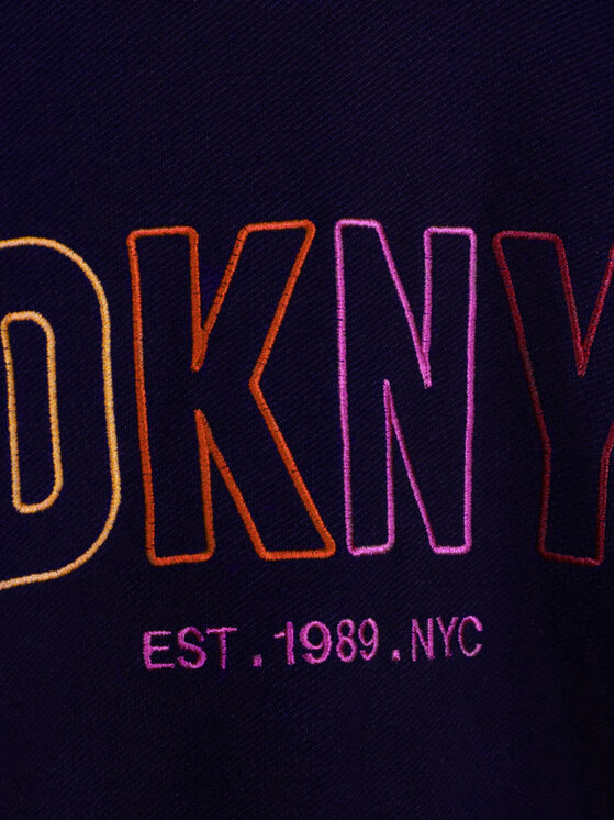 DKNY DKNY Bluza D35S94 S Czarny Regular Fit
