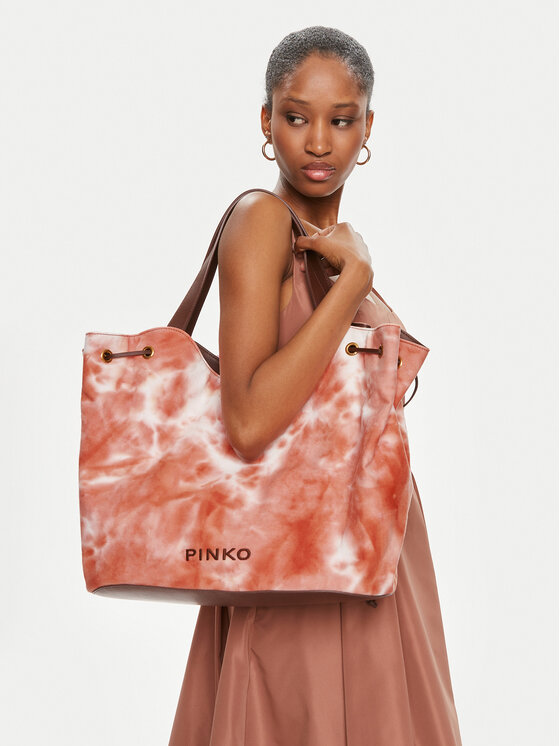 PINKO SS0003P014ZIA 関税送料込 Czerwona torebka Pinko skórzana 8057769248848