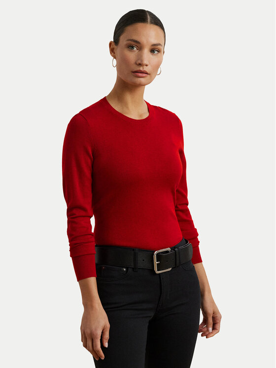 LAUREN RALPH LAUREN LAUREN RALPH LAUREN Pulover 200919114016 Roșu Slim Fit
