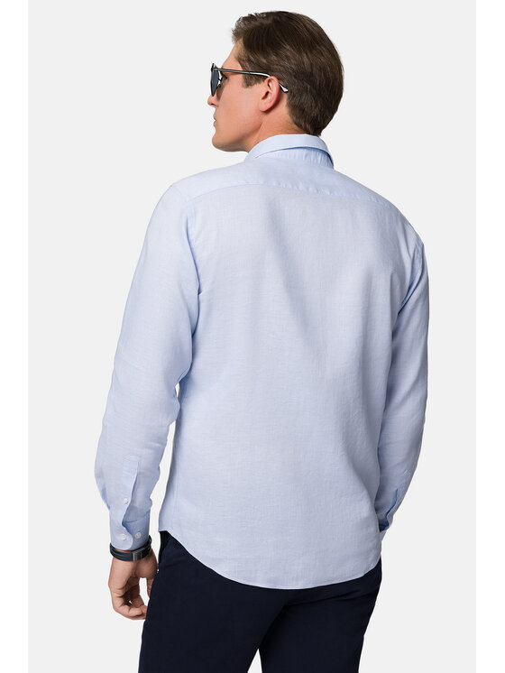 Lancerto Lancerto Koszula Adel KO073123000026 Błękitny Slim Fit