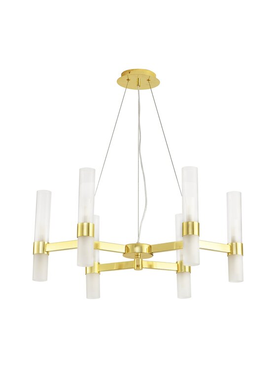 MIAhome MIAhome Lampa wisząca CANDELA-6 złota 70 cm Złoty