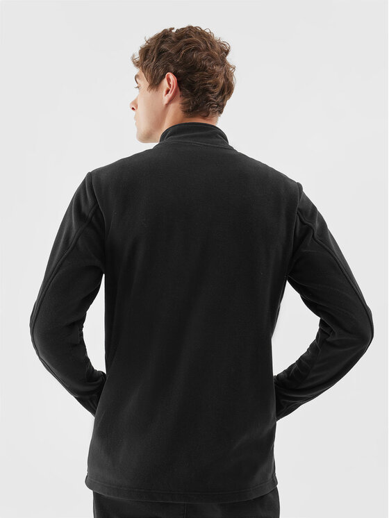4F 4F Felpa di pile 4FAW23TFLEM122 Nero Regular Fit
