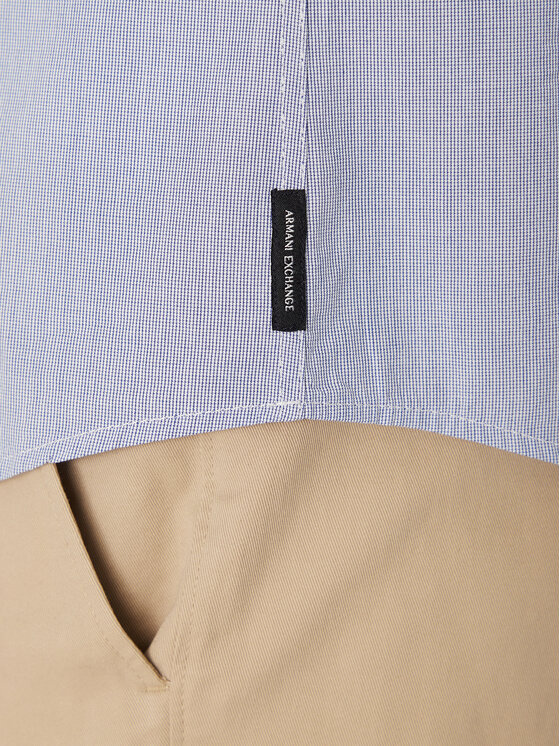 Armani Exchange Armani Exchange Marškiniai XM000445 AF13007 FB056 Žydra Regular Fit