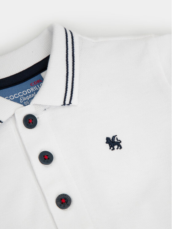 Coccodrillo Coccodrillo Polokošile ZC3143501EBB Bílá Regular Fit