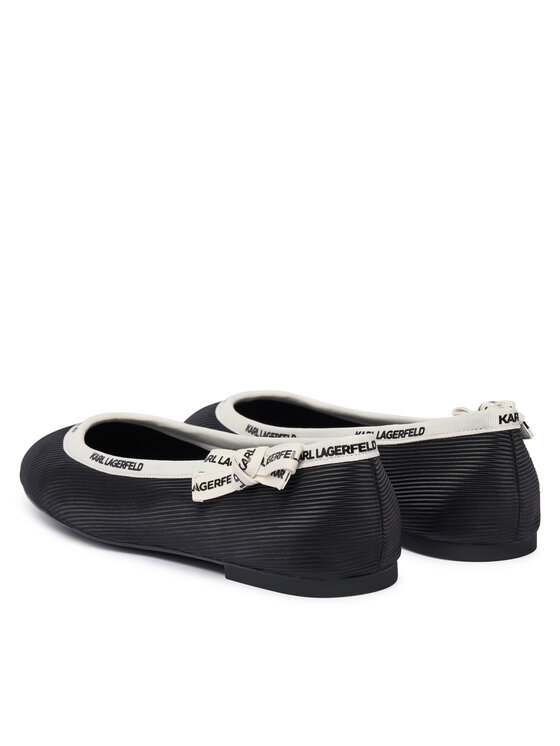 KARL LAGERFELD KARL LAGERFELD Baleríny Karo KL40129 Černá