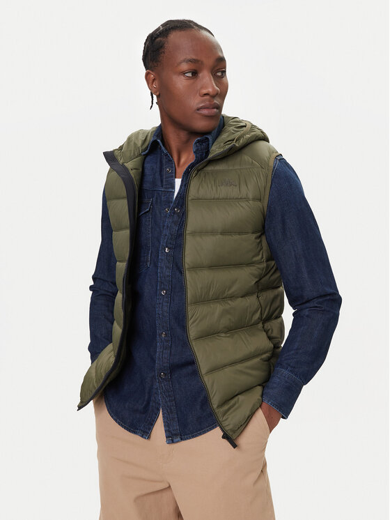 Robe di Kappa Vestă elegantă Jobert 67128GW 202 Verde Regular Fit