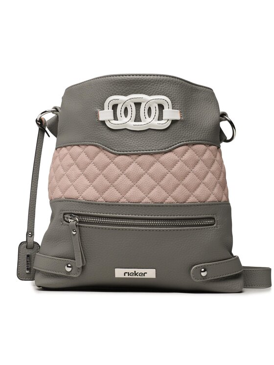 Rieker Handbags Rieker Handtasche Grau Rieker H1301 Black And Dark