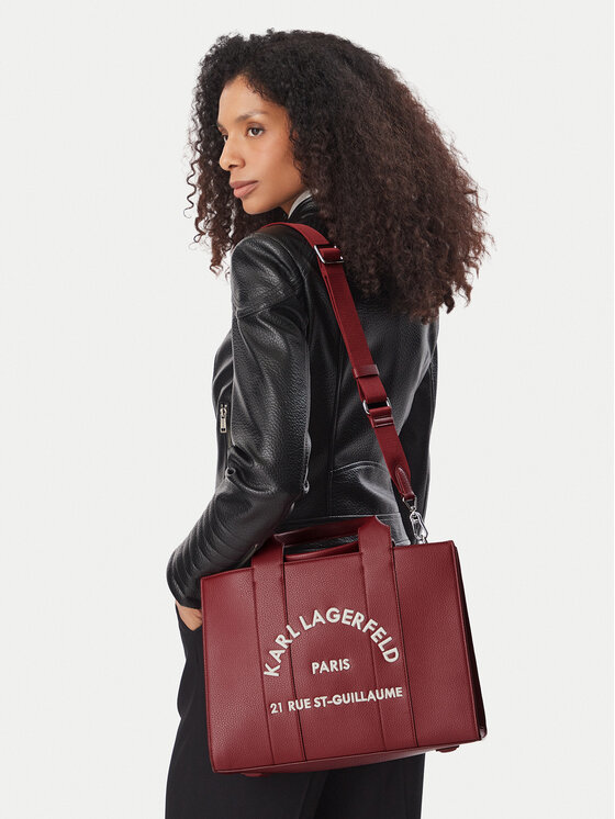 KARL LAGERFELD Дамска чанта B1W30041 Бордо