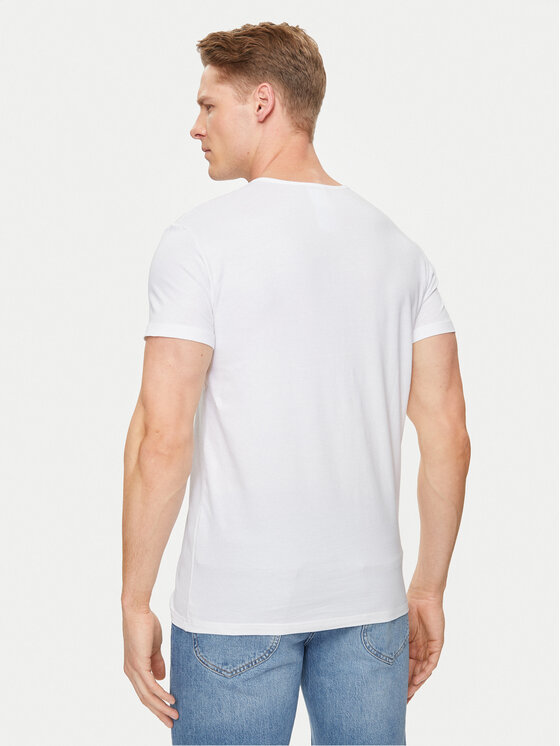 Versace Versace T-Shirt Medusa AUU01005 Biały Slim Fit