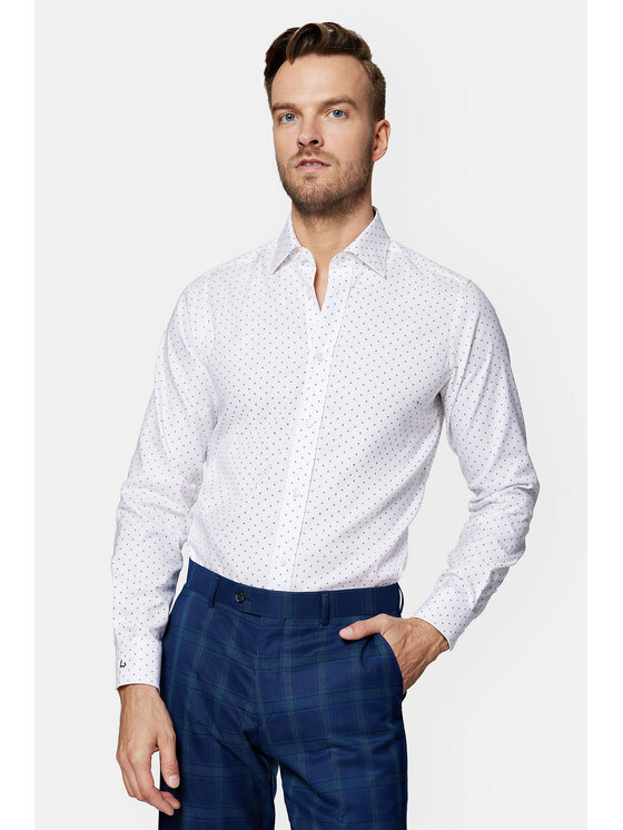 Lancerto Lancerto Koszula Marla KO073123000012 Biały Slim Fit