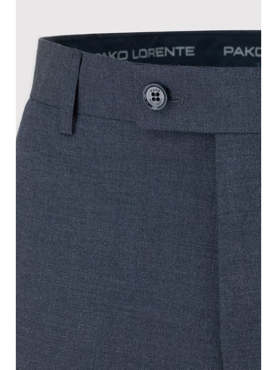 Pako Lorente Pako Lorente Spodnie garniturowe P25WF-6G-007 Granatowy Slim Fit