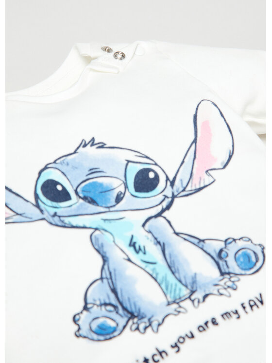 OVS OVS Halenka DISNEY 1615077 Bílá Regular Fit