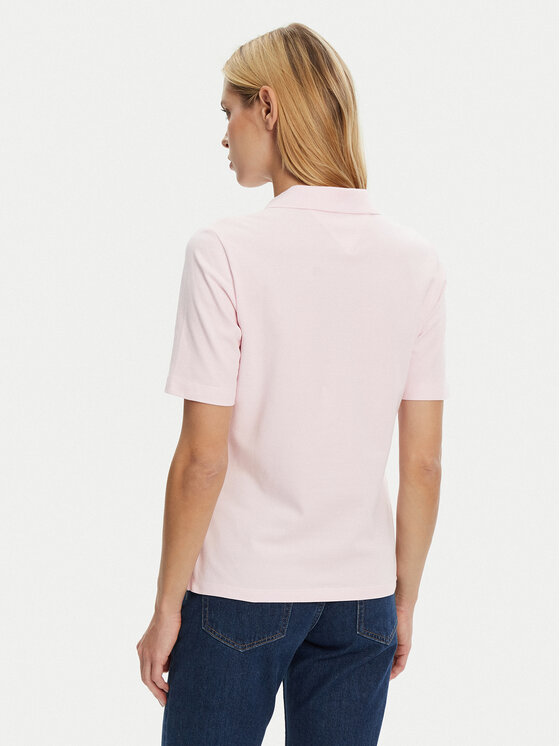 Tommy Hilfiger Tommy Hilfiger Pólóing 1985 WW0WW43224 Rózsaszín Regular Fit