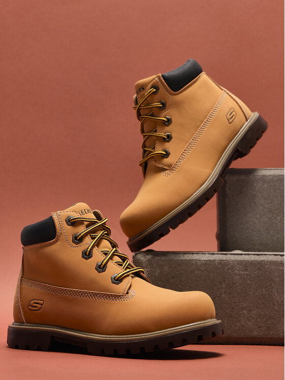 Skechers Scarponcini Mitigate 93163L WTN Marrone Modivo