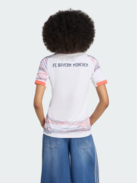 adidas adidas Koszulka techniczna FC Bayern 25/26 Away Jersey Biały Regular Fit