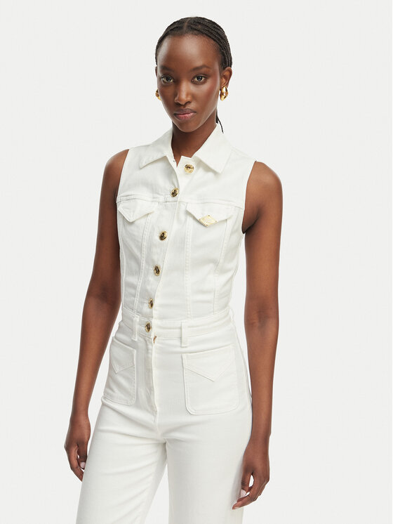 Elisabetta Franchi Elisabetta Franchi Гащеризон TJ-45N-61E2-V550 Бял Regular Fit