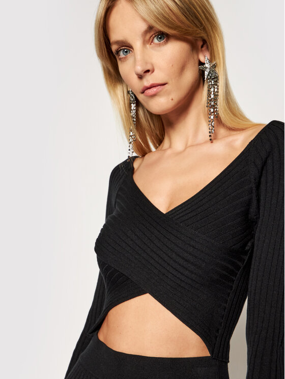 Maglione 3M7257 Nero Slim Fit