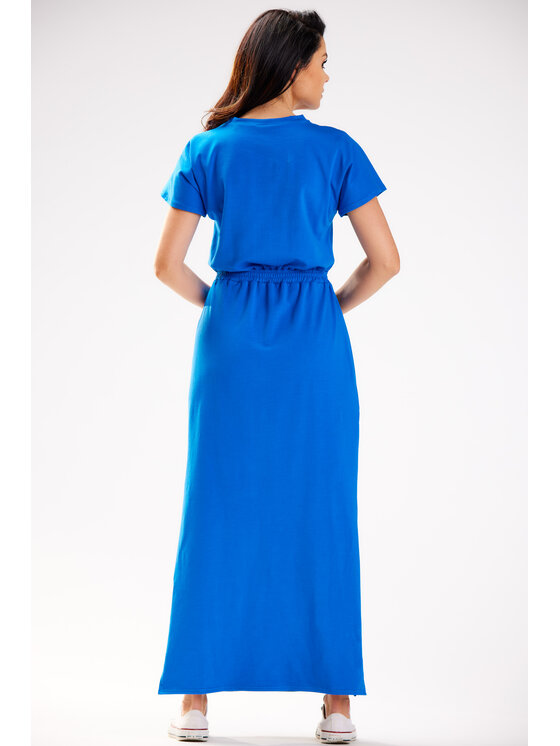 Infinite You Infinite You Sukienka letnia M290 Niebieski Basic Fit