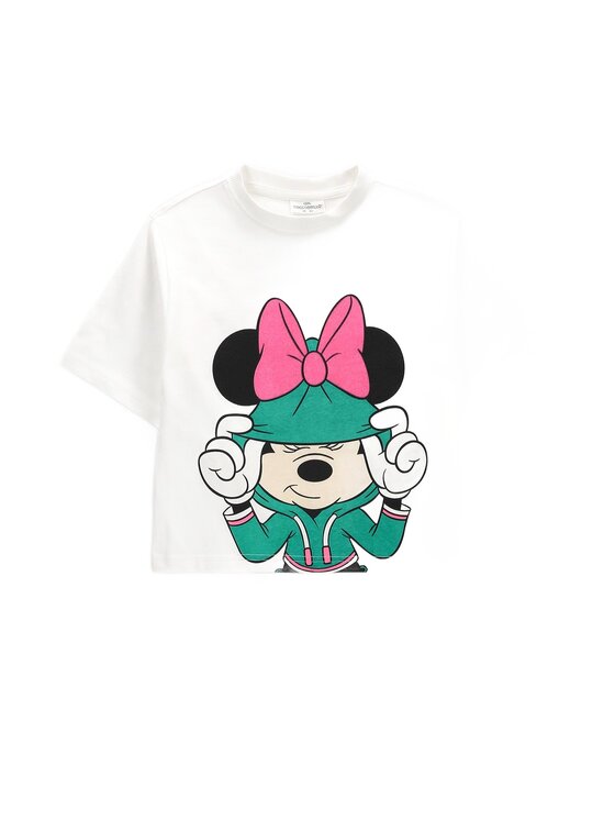 Coccodrillo Coccodrillo T-Shirt ZC6143205LGD-003 Kremowy Regular Fit