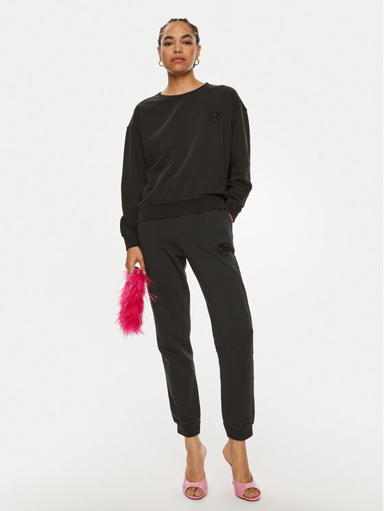 PINKO Pinko Spodnie dresowe Carico 100371 A21P Czarny Regular Fit