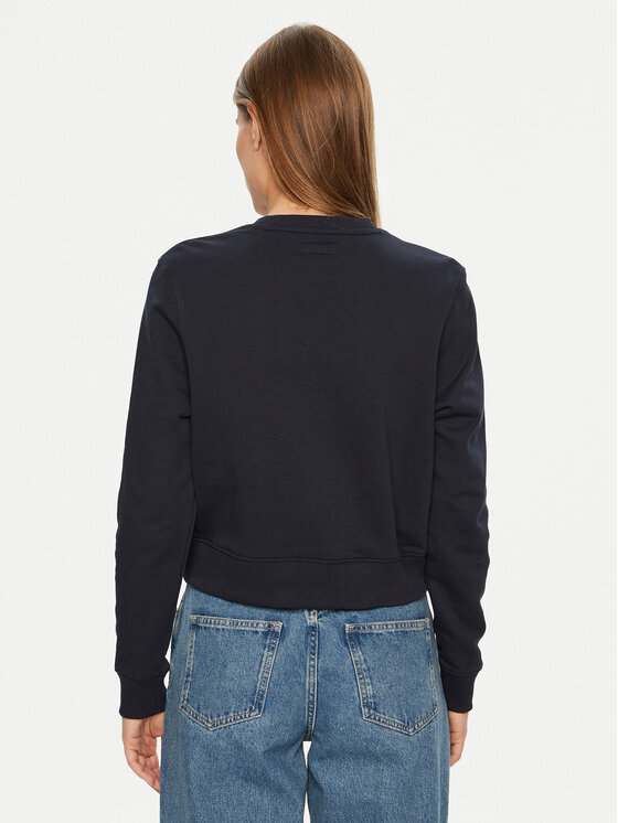 Guess Jeans Guess Jeans Pulóver W5RQ28 K68I4 Sötétkék Regular Fit