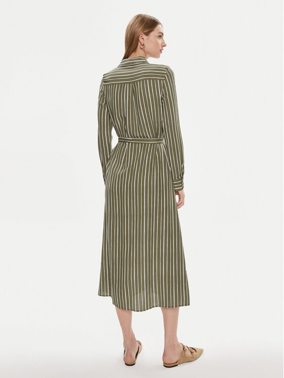 Vero Moda Vero Moda Sukienka koszulowa Ilisa 10306597 Brązowy Regular Fit