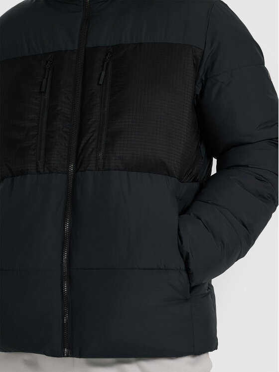 4F 4F Kurtka puchowa APRES SKI Czarny Regular Fit