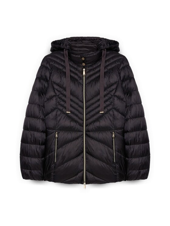 Fiorella Rubino Fiorella Rubino Kurtka puchowa F431T001332N033 Czarny Regular Fit