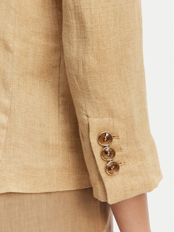 Marella Marella Giacca da abito Cardato 2613041092 Beige Regular Fit