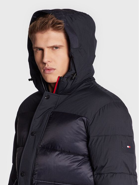 Tommy Hilfiger Tommy Hilfiger Zimska jakna MW0MW28723 Tamnoplava Regular Fit