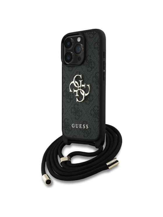 Guess Guess Etui na telefon Apple iPhone 16 Pro Max Czarny