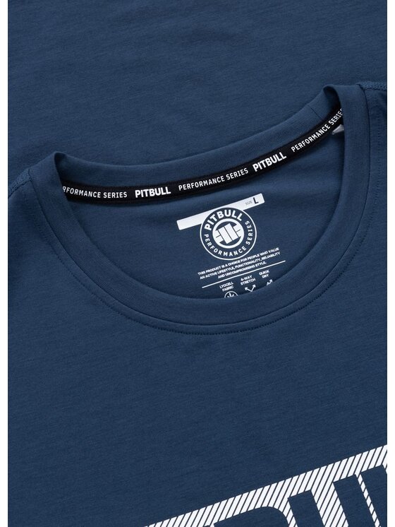 PITBULL PITBULL Koszulka techniczna Casual Sport HILLTOP Niebieski Regular Fit