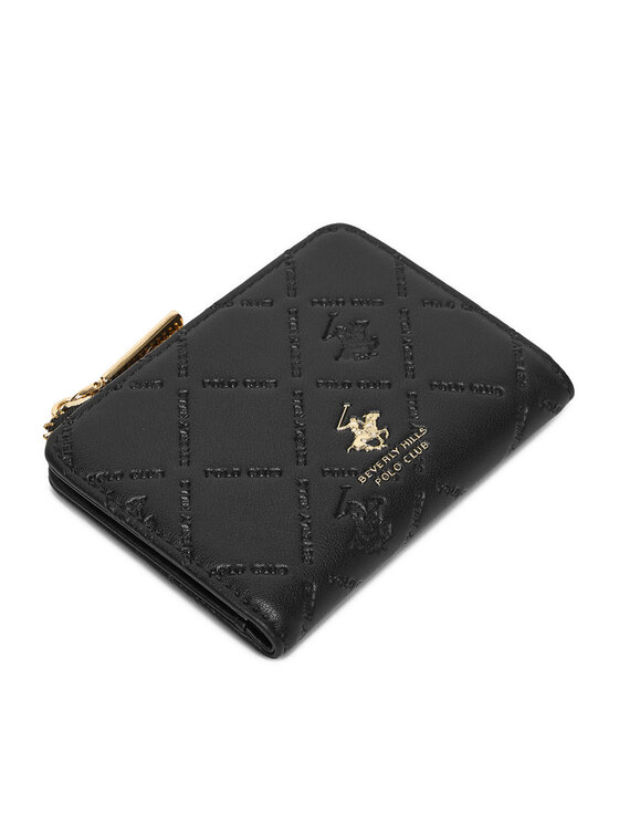Beverly Hills Polo Club Beverly Hills Polo Club Портфейл CEO-BHPC-W1-008-AW25 Черен