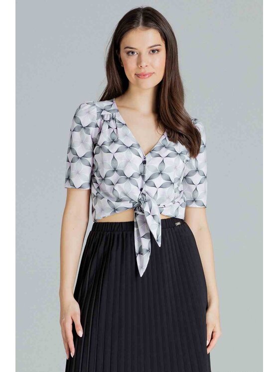 Lenitif Lenitif Blusa L081 Multicolore Regular Fit