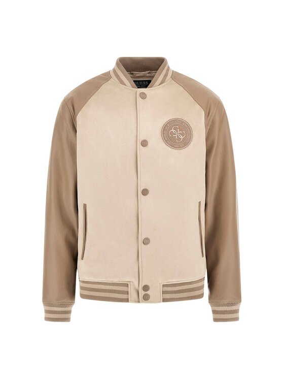 Guess Guess Μπουφάν μεταβατικό 178778 Καφέ Classic Fit