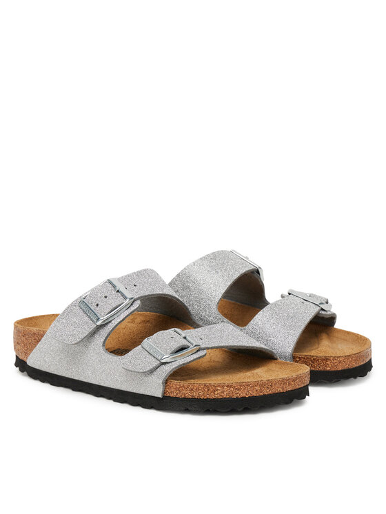 Birkenstock Birkenstock Шльопанці Arizona 1030127 Срібний