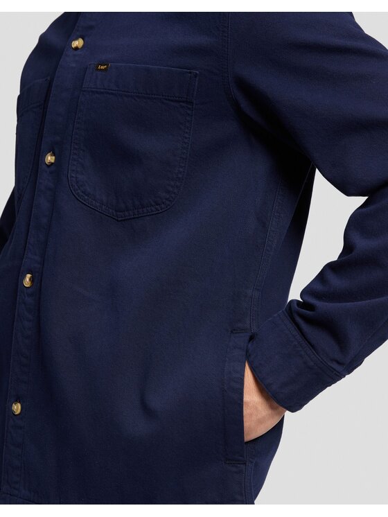 Lee Lee Koszula CAROLINA OVERSHIRT Niebieski Relaxed Fit