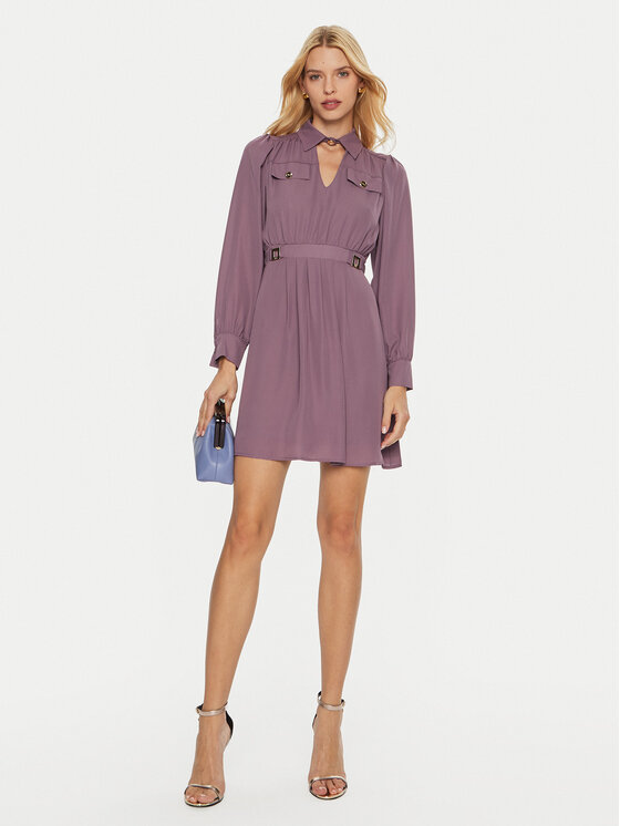 ARTIGLI ARTIGLI Sukienka codzienna ACAB000482 Fioletowy Regular Fit