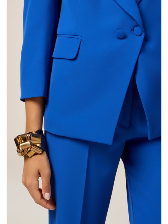 Oltre Oltre Giacca di transizione Q815R004635N024 Blu Slim Fit