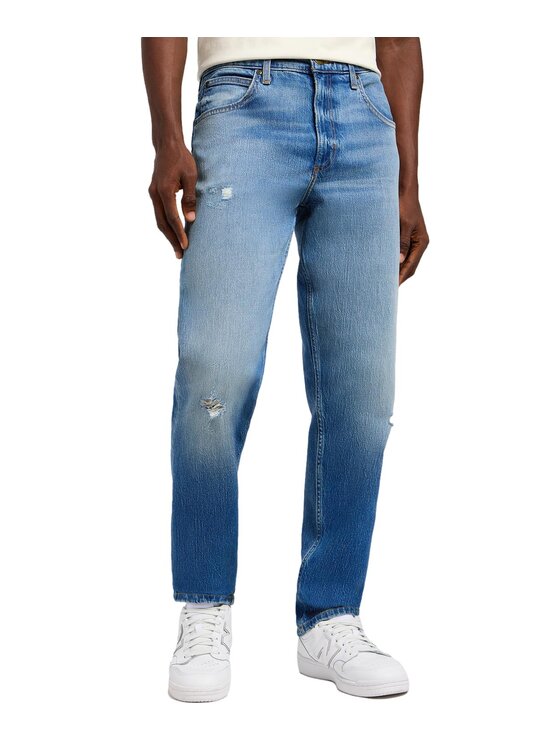 Lee Lee Jeansy 112349203 Niebieski Relaxed Fit