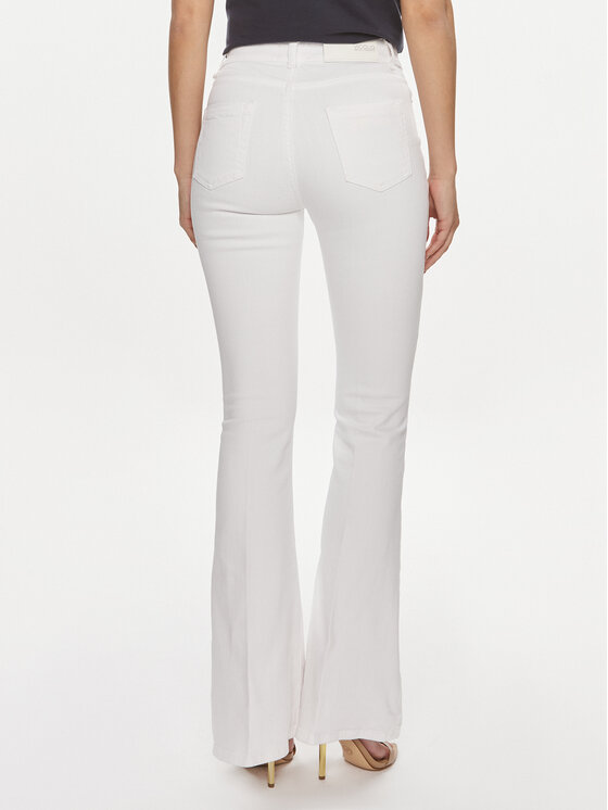 ViCOLO ViCOLO Traperice DB5102 Bijela Flare Fit