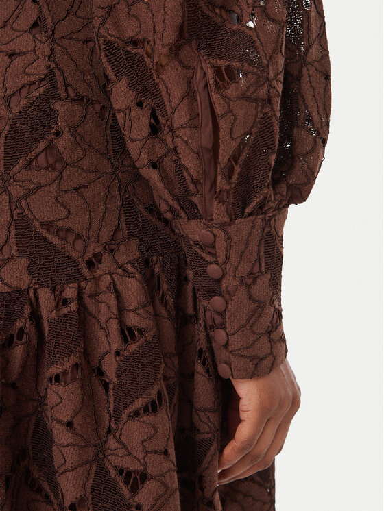 Bardot Bardot Coctailkleid 58421DB Dunkelbraun Regular Fit