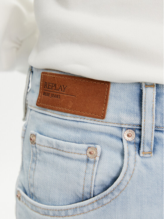 REPLAY Replay Blugi WA517.000.77365C Albastru Relaxed Fit